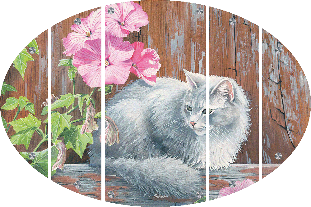 In the Pink Cat Acrylic Wall Art & Home Decor