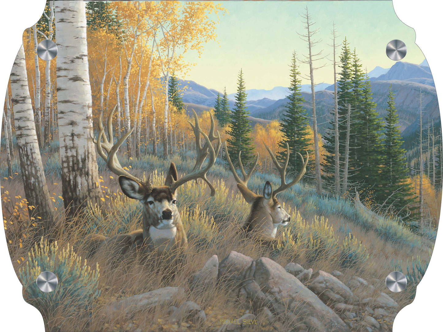Indian Summer - Mule Deer Acrylic Wall Art & Home Decor