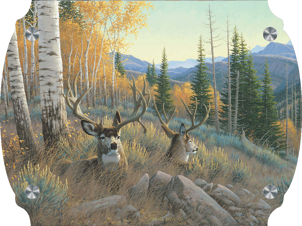 Indian Summer - Mule Deer Acrylic Wall Art & Home Decor Acrylic