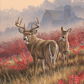 Lifting Fog - Whitetail Deer Acrylic Wall Art & Home Decor
