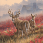 Lifting Fog - Whitetail Deer Acrylic Wall Art & Home Decor