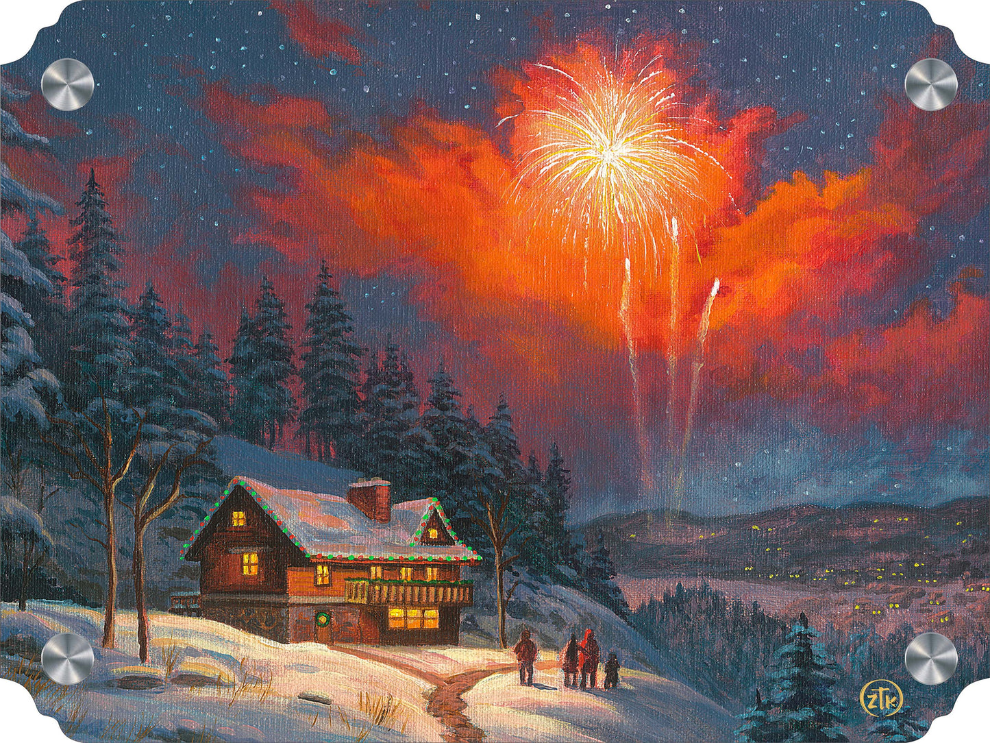 Light of a New Year Acrylic Wall Art & Home Decor