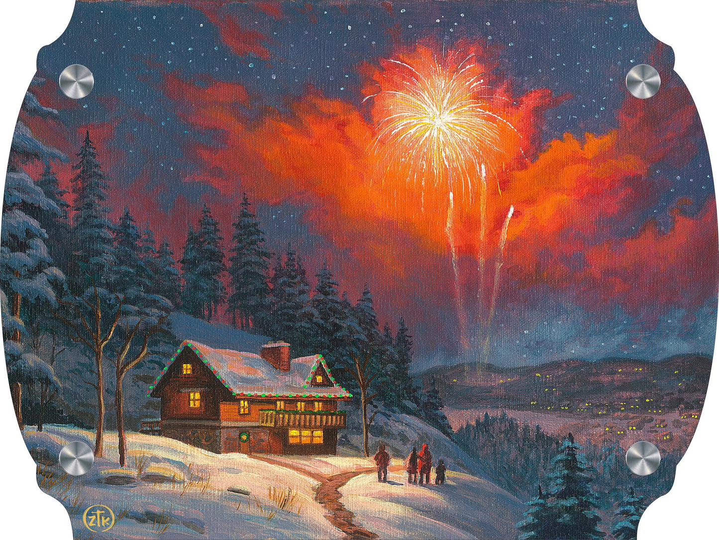 Light of a New Year Acrylic Wall Art & Home Decor