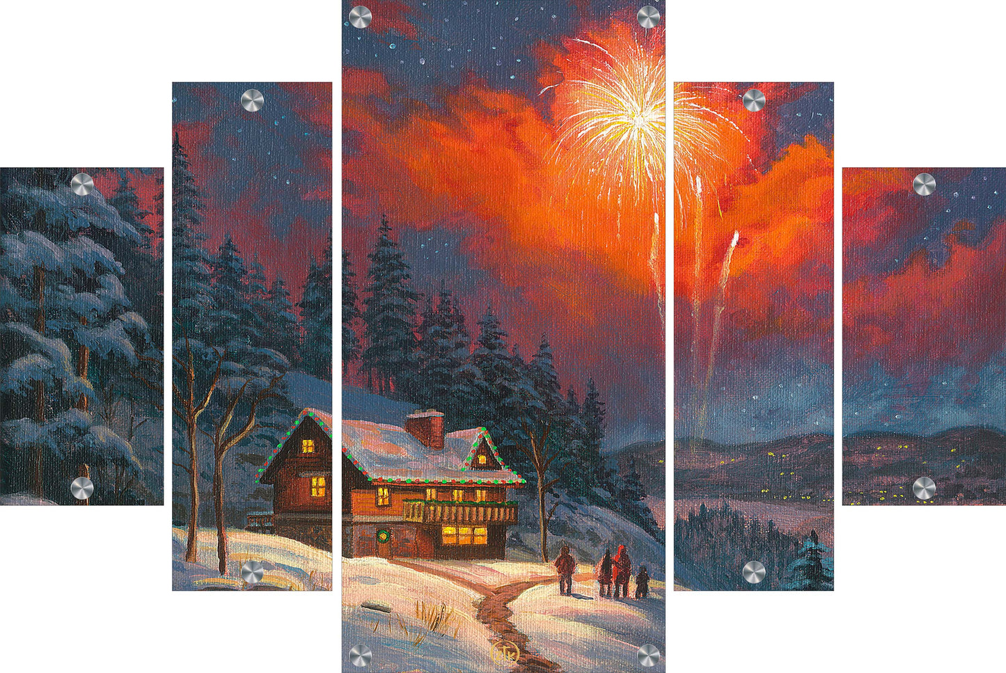 Light of a New Year Acrylic Wall Art & Home Decor