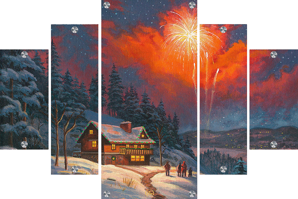 Light of a New Year Acrylic Wall Art & Home Decor