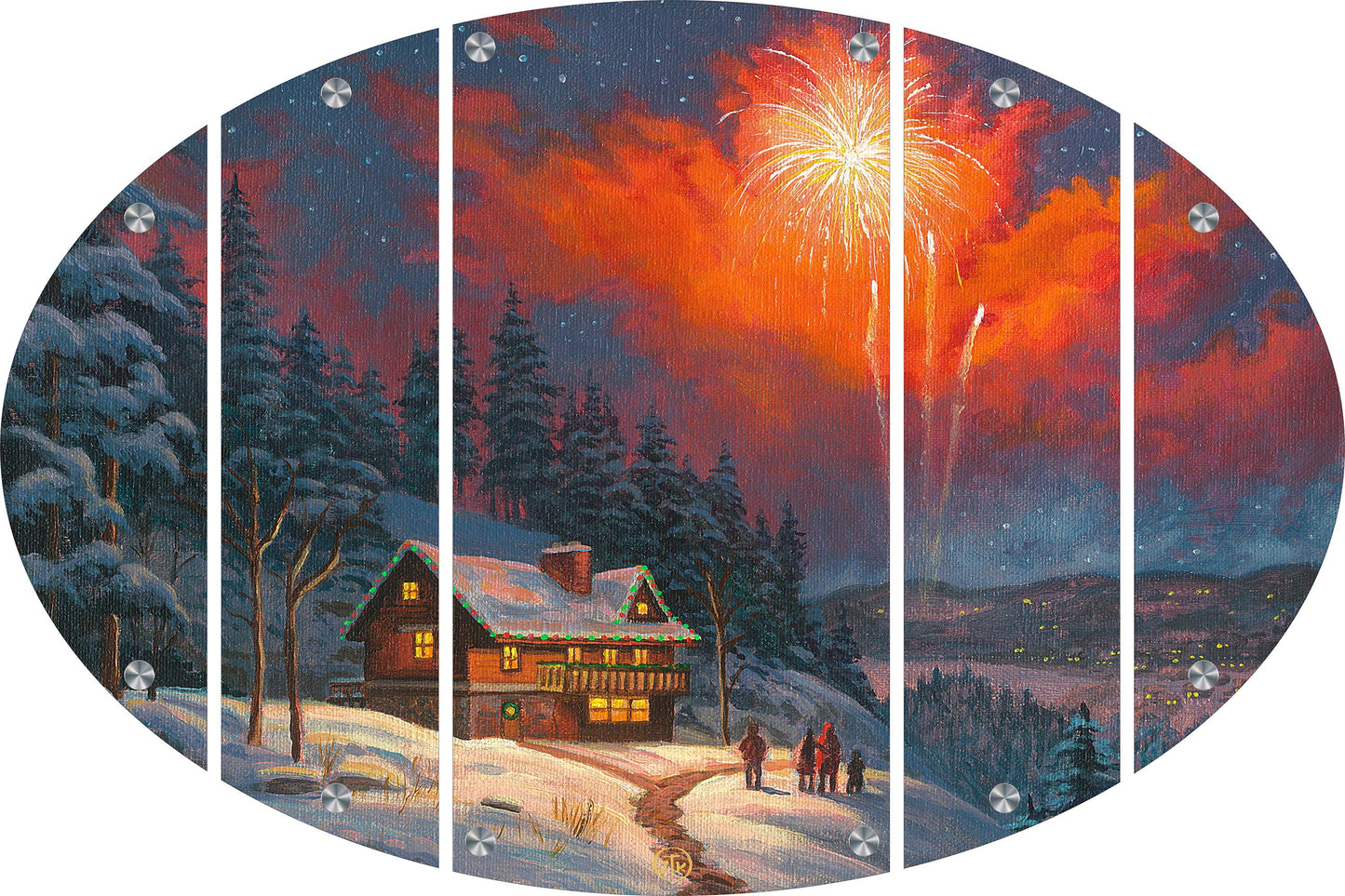 Light of a New Year Acrylic Wall Art & Home Decor