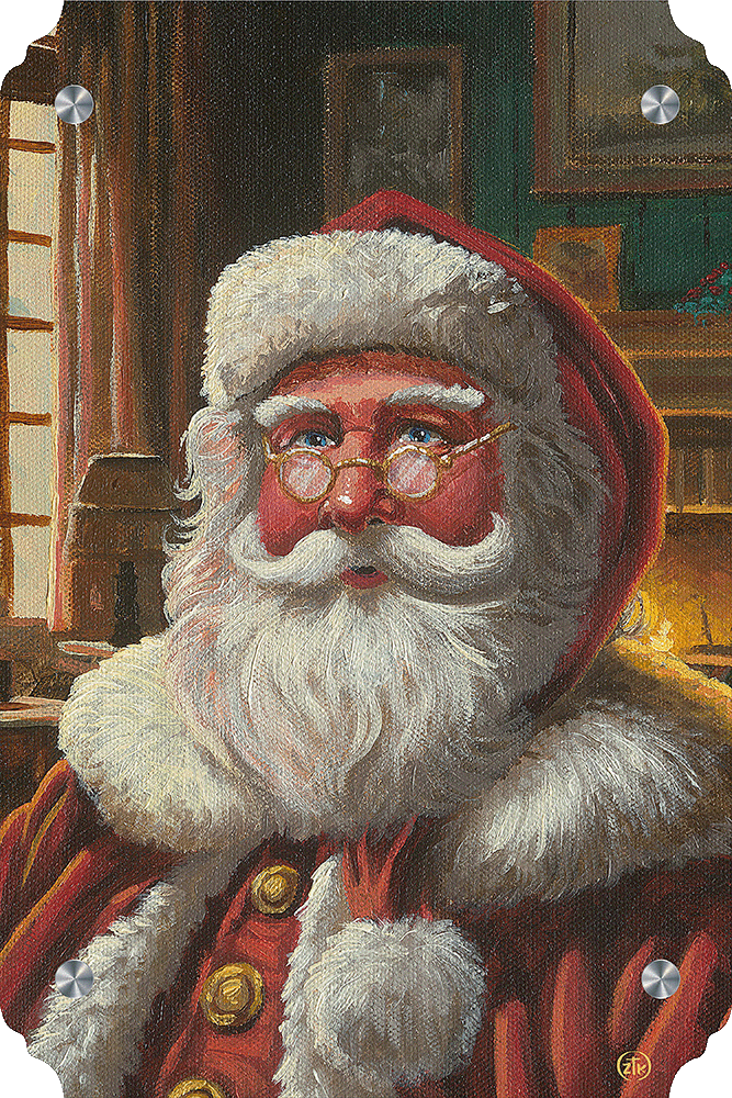 Old St. Nick Acrylic Wall Art & Home Decor