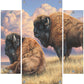 Prairie Monarchs - Bison Acrylic Wall Art & Home Decor