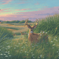 Red Velvet - Whitetail Deer Acrylic Wall Art & Home Decor