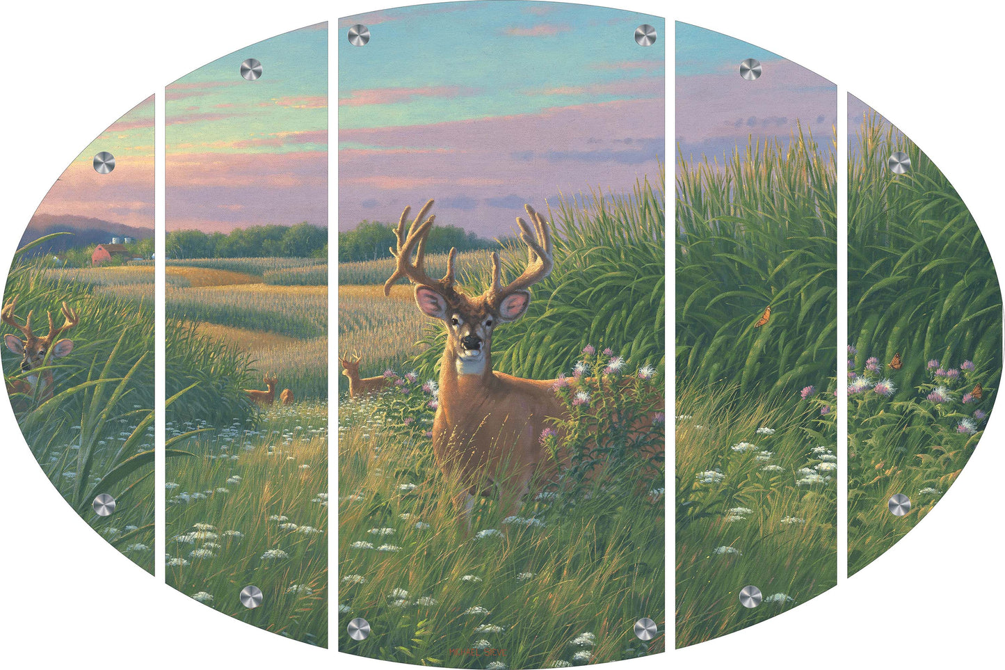 Red Velvet - Whitetail Deer Acrylic Wall Art & Home Decor