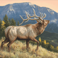 RidgeLine - Elk Acrylic Wall Art & Home Decor
