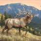 RidgeLine - Elk Acrylic Wall Art & Home Decor