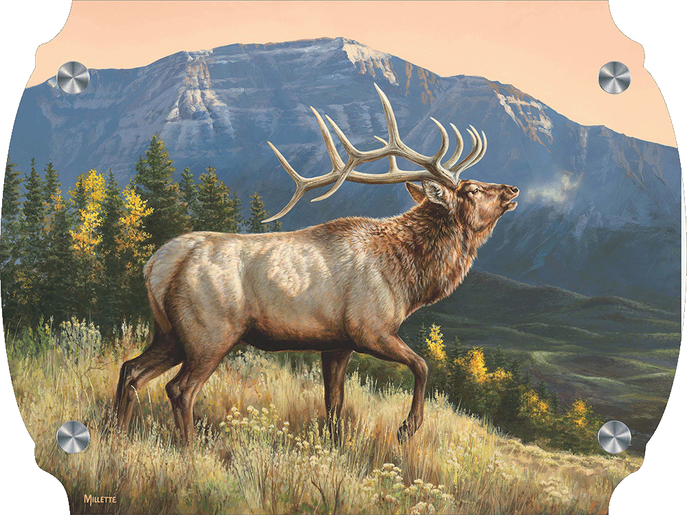 RidgeLine - Elk Acrylic Wall Art & Home Decor