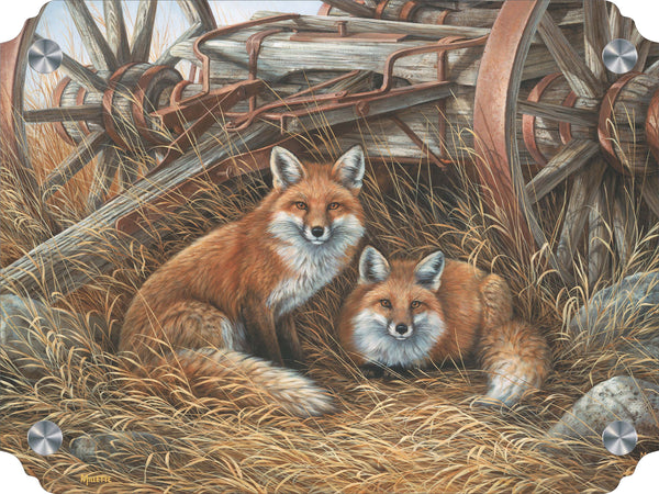 Rustic Retreat - Fox Acrylic Wall Art & Home Decor