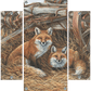 Rustic Retreat - Fox Acrylic Wall Art & Home Decor