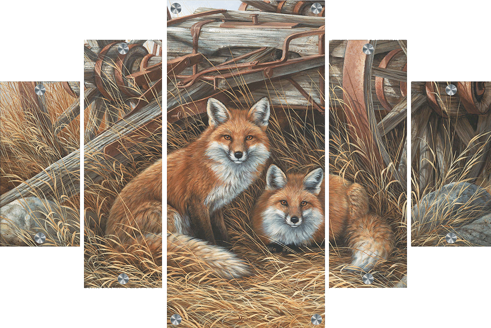 Rustic Retreat - Fox Acrylic Wall Art & Home Decor