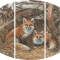 Rustic Retreat - Fox Acrylic Wall Art & Home Decor