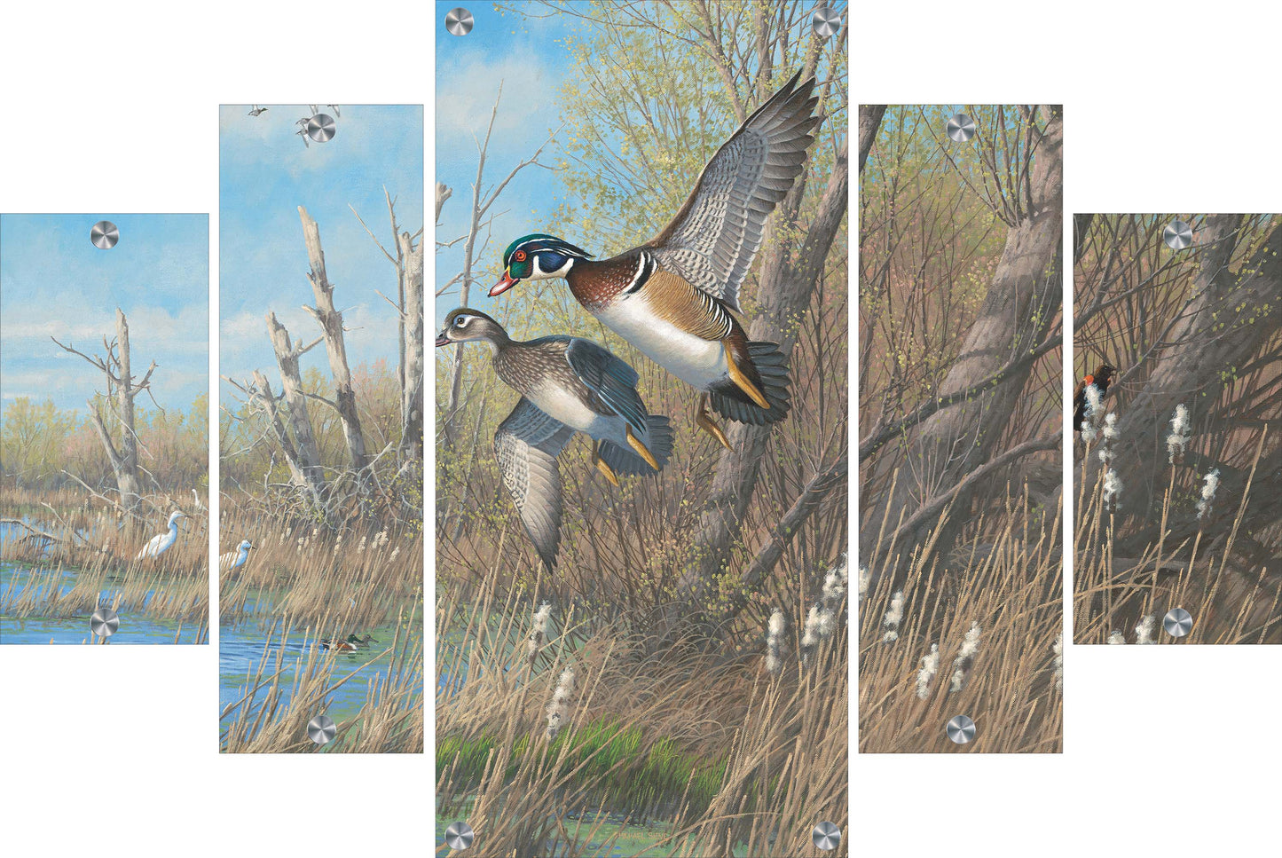 Sunday's Best - Wood Ducks Acrylic Wall Art & Home Decor
