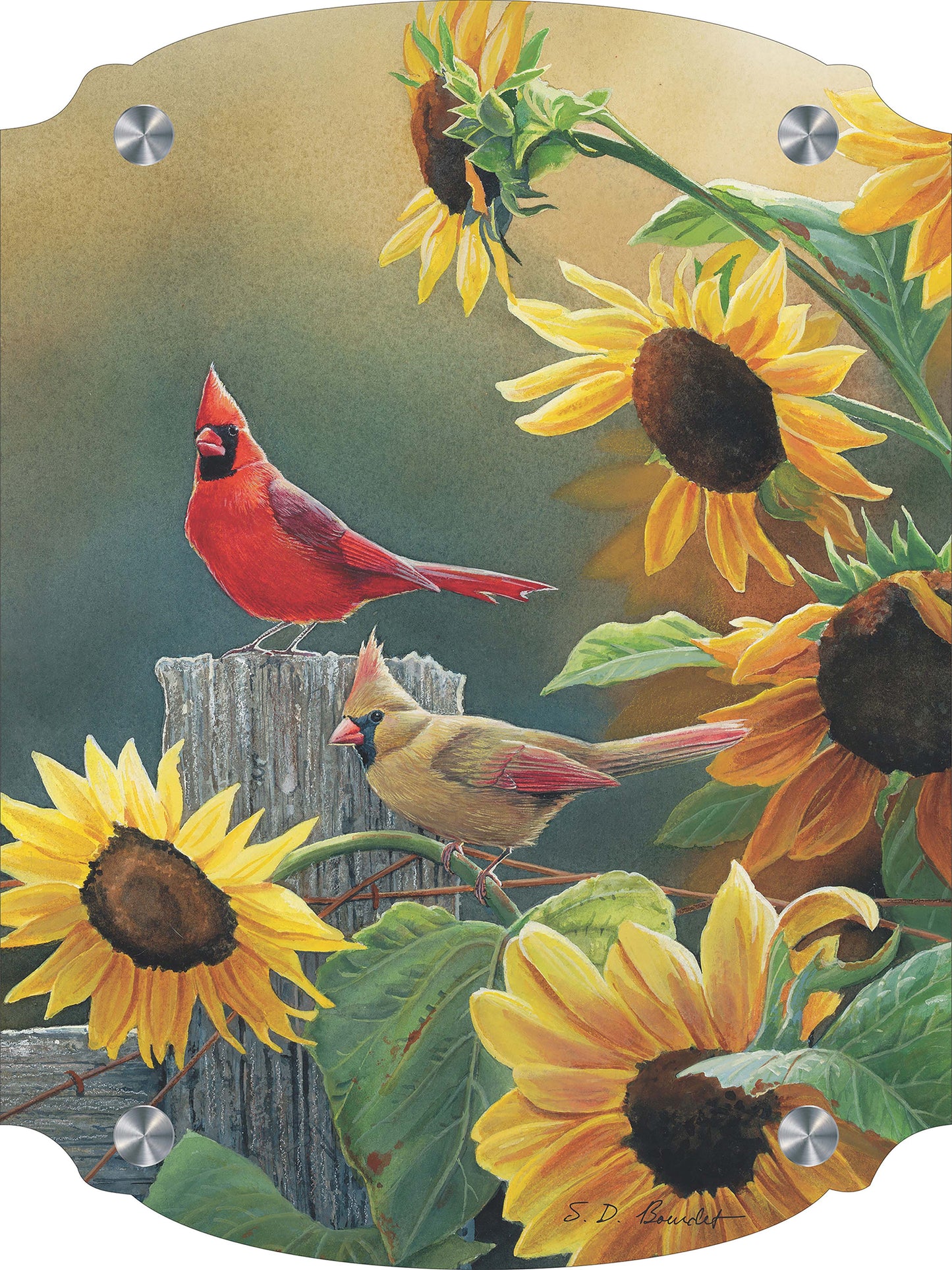Sunny Side Up - Cardinals Acrylic Wall Art & Home Decor