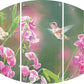 White Sweet Pea Humming Bird Acrylic Wall Art & Home Decor