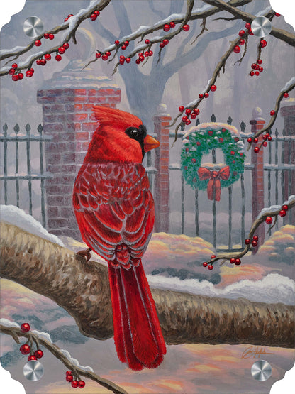 Winter Red Acrylic Wall Art & Home Decor