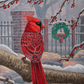 Winter Red Acrylic Wall Art & Home Decor