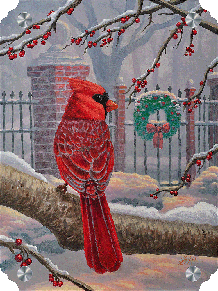 Winter Red Acrylic Wall Art & Home Decor