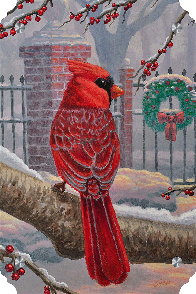 Winter Red Acrylic Wall Art & Home Decor