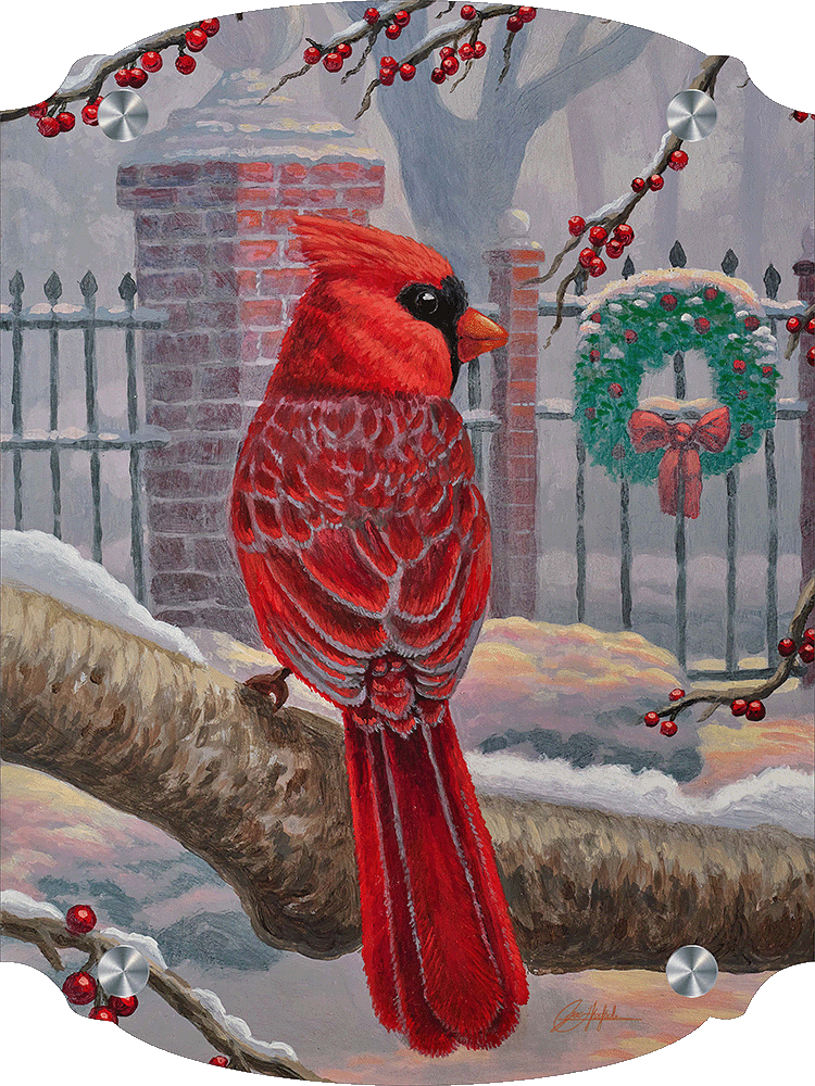 Winter Red Acrylic Wall Art & Home Decor