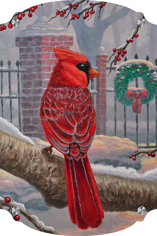 Winter Red Acrylic Wall Art & Home Decor