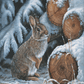 Wood Pile - Rabbit Acrylic Wall Art & Home Decor