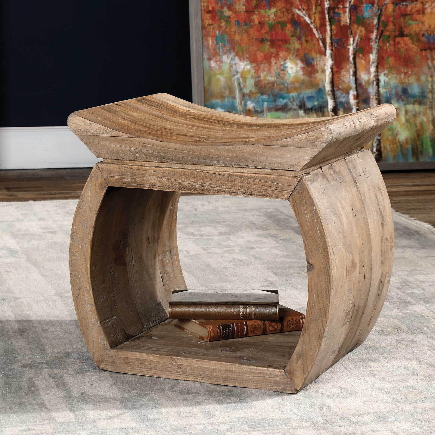 Connor Elm - Accent Stool