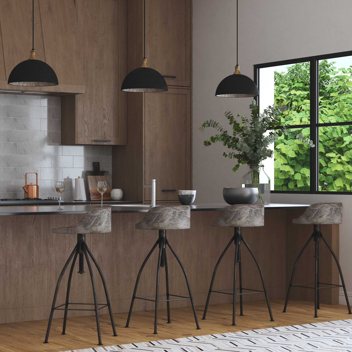 Kairu - Wooden Bar Stool