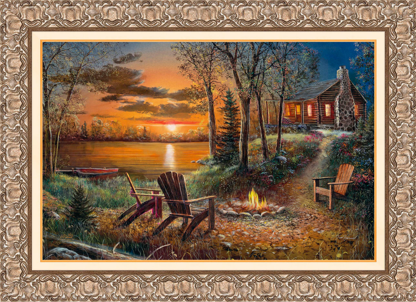Fireside - Limited Edition Canvas