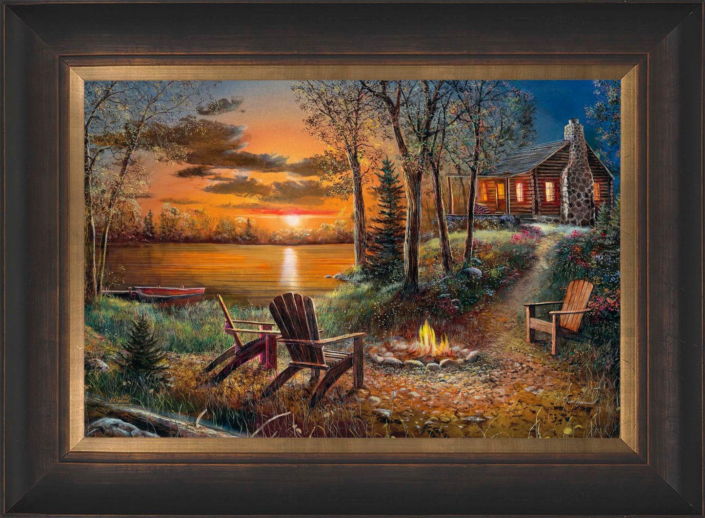 Fireside - Limited Edition Canvas