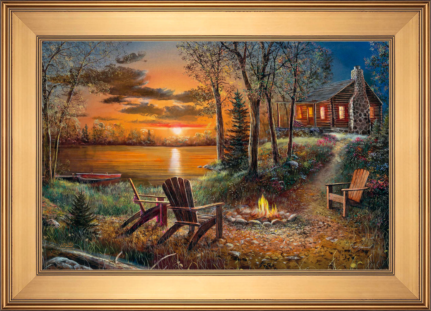 Fireside - Limited Edition Canvas