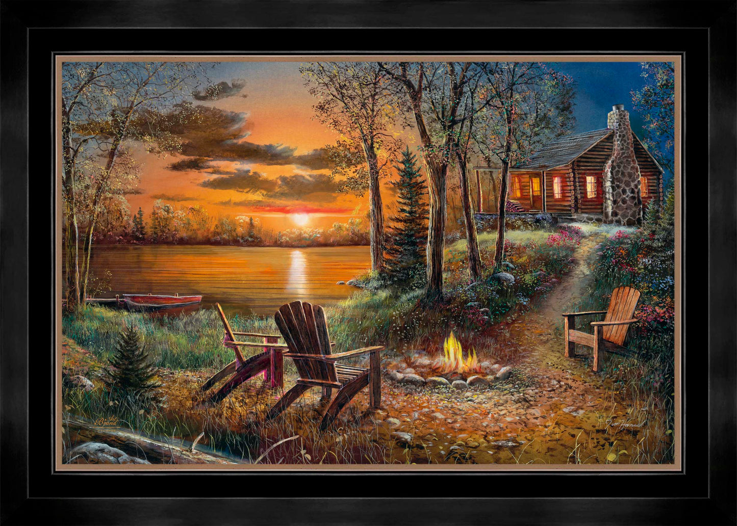 Fireside - Limited Edition Canvas