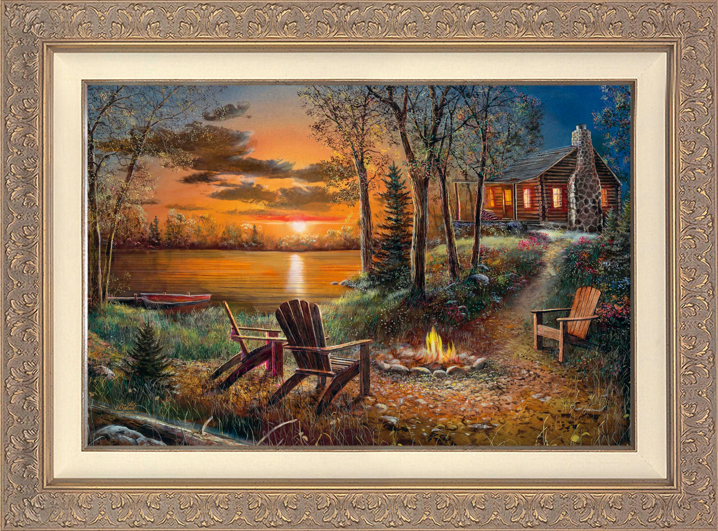 Fireside - Limited Edition Canvas