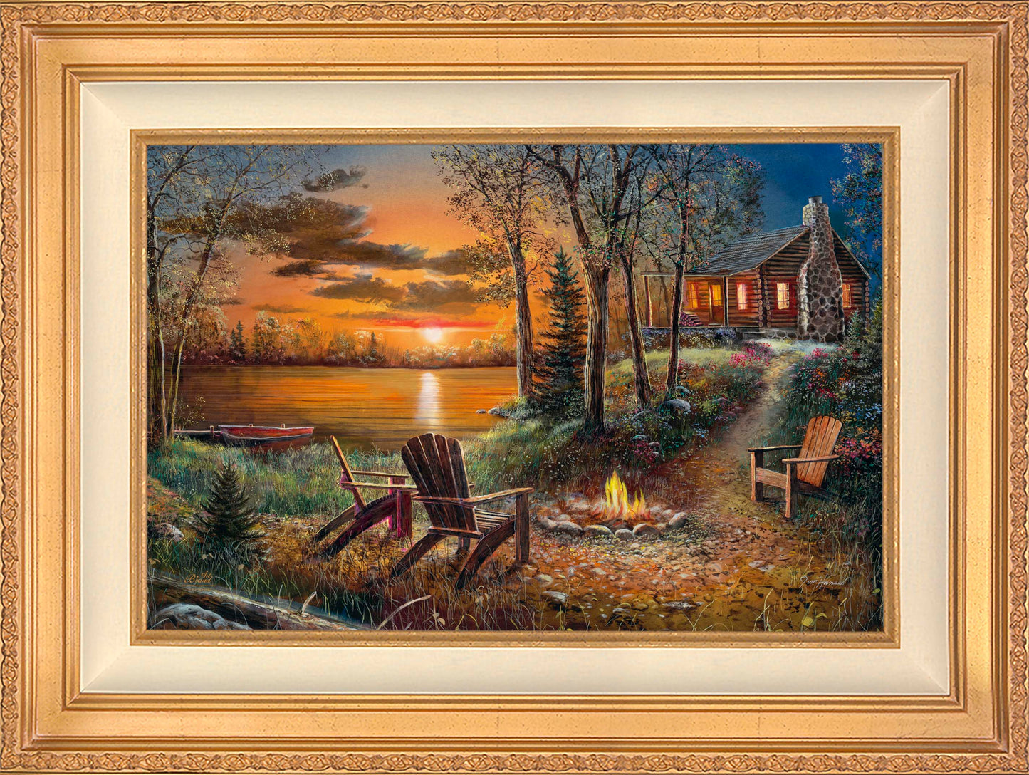 Fireside - Limited Edition Canvas