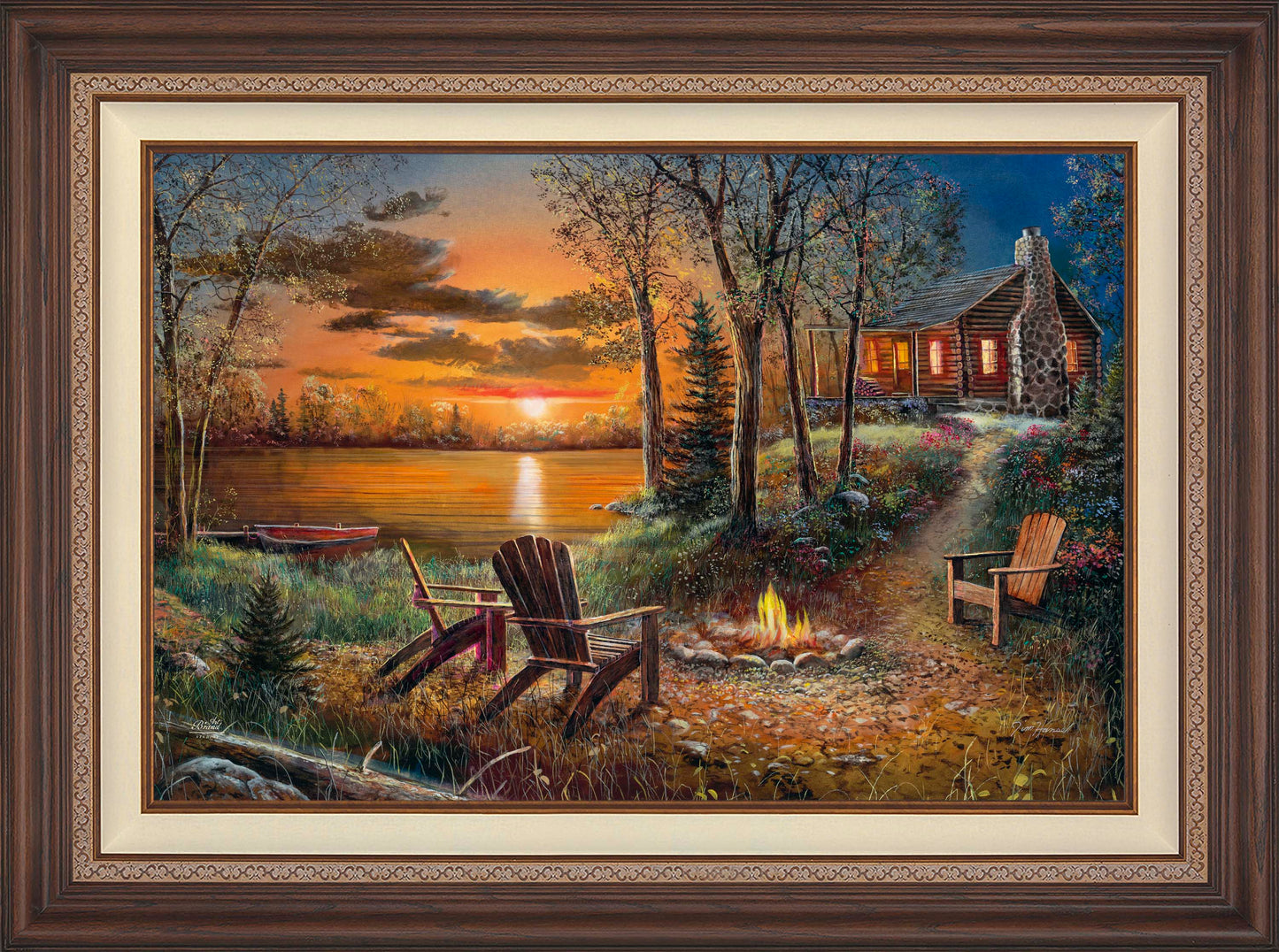 Fireside - Limited Edition Canvas