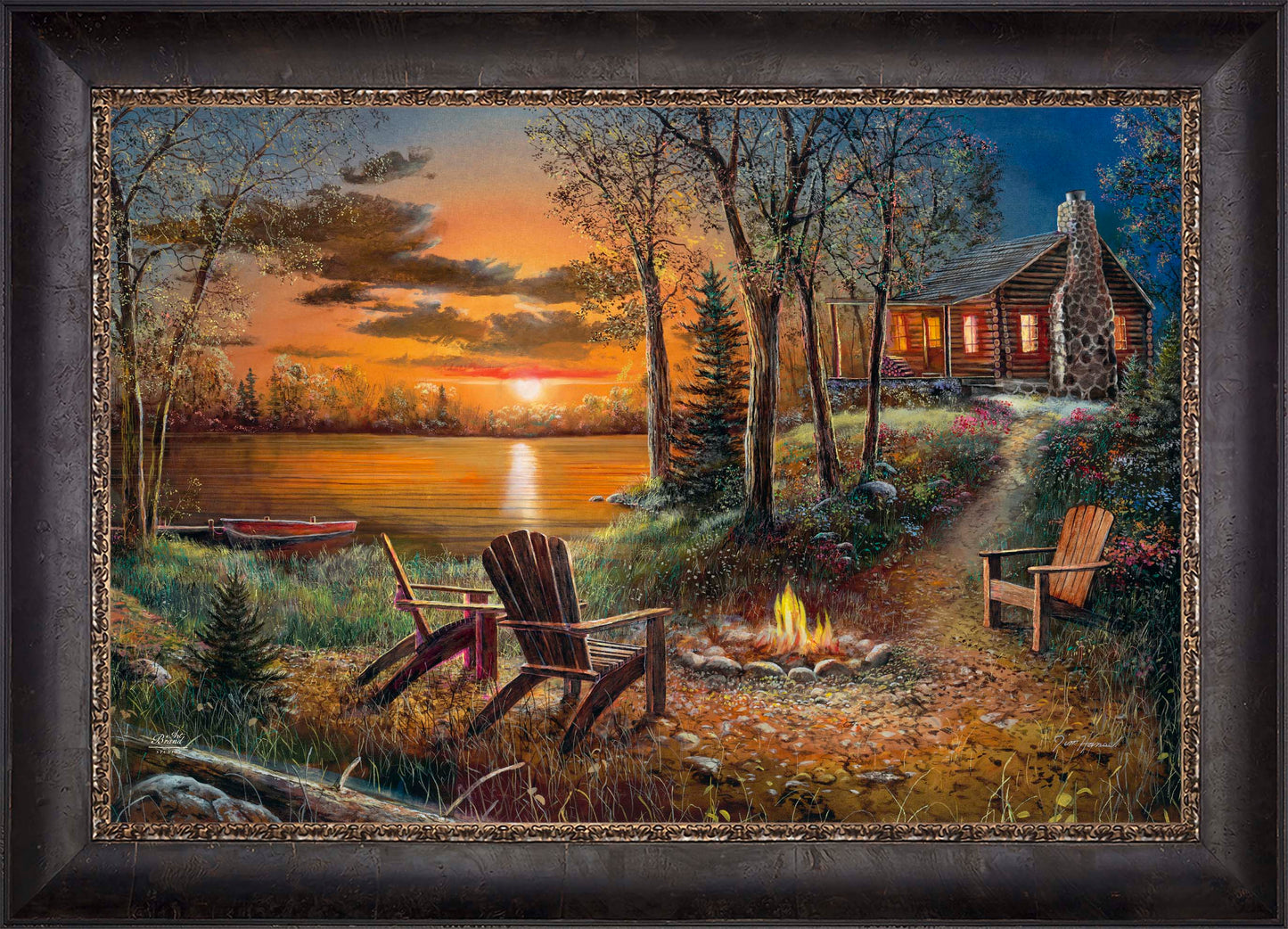 Fireside - Limited Edition Canvas