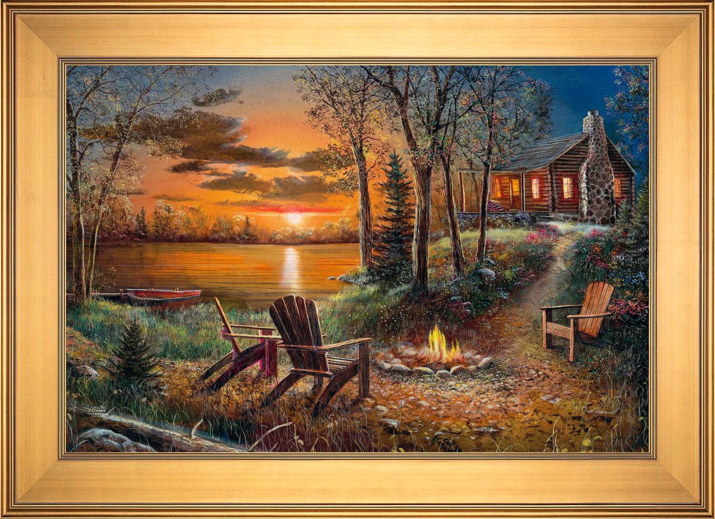 Fireside - Limited Edition Canvas