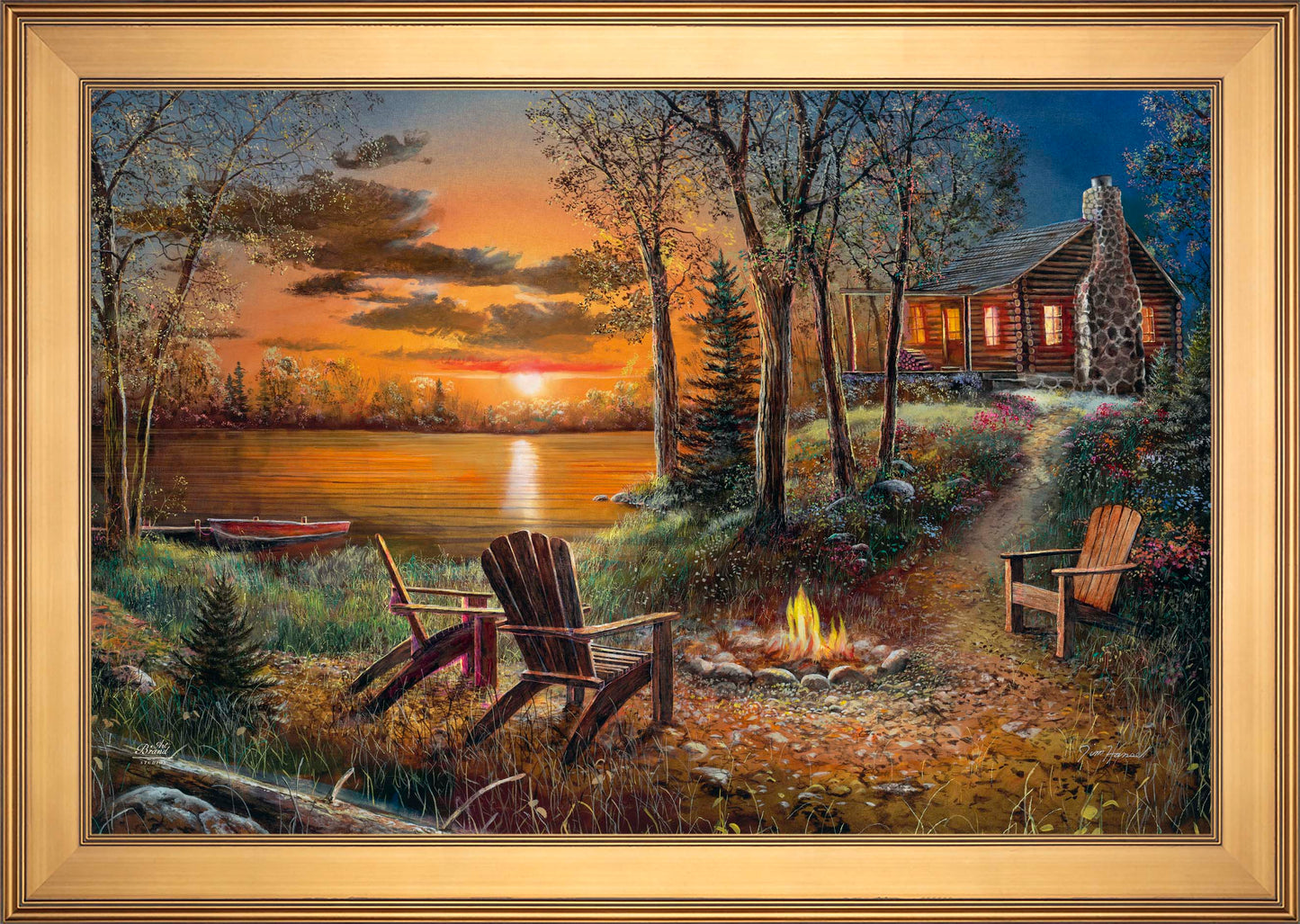 Fireside - Limited Edition Canvas