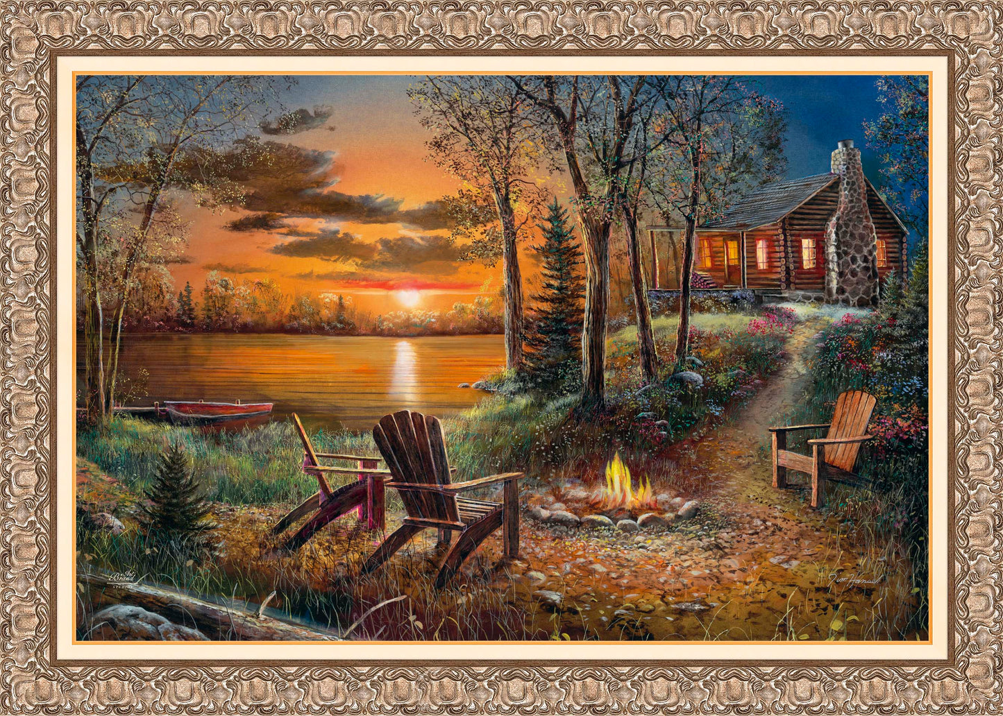 Fireside - Limited Edition Canvas
