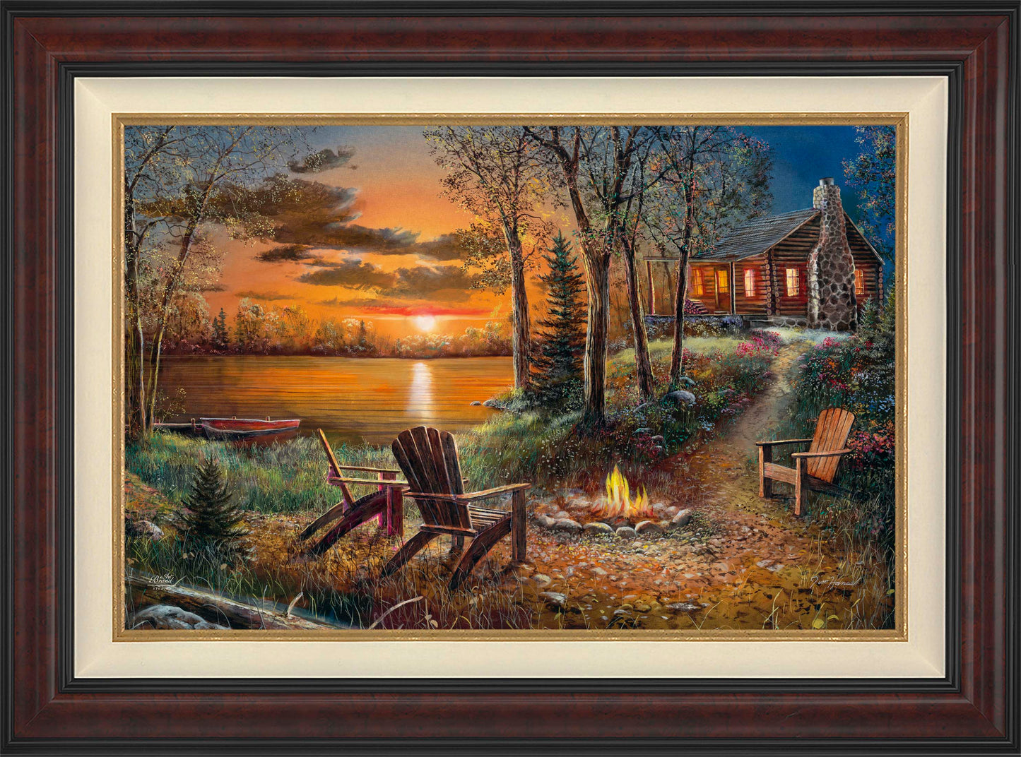 Fireside - Limited Edition Canvas