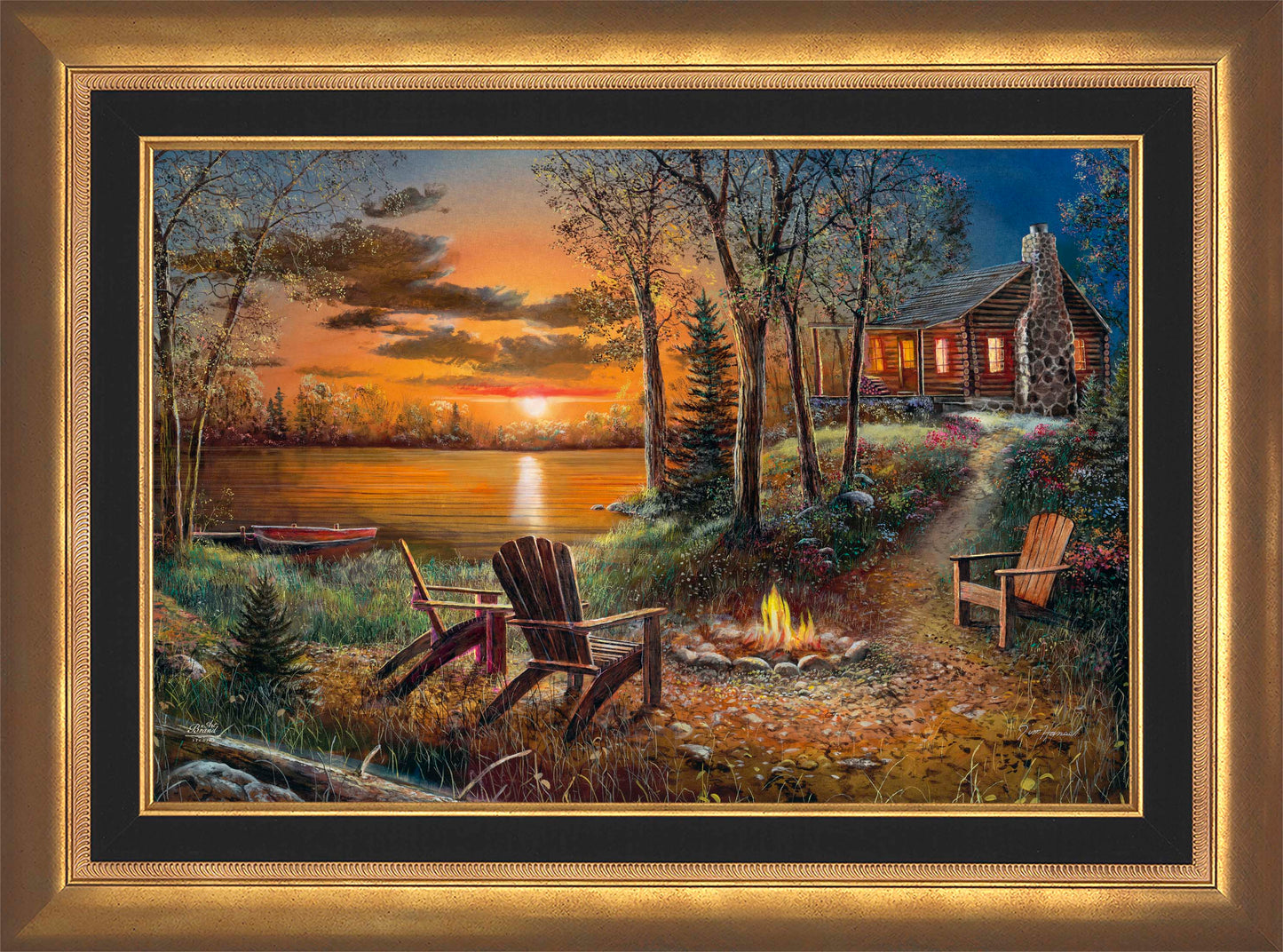 Fireside - Limited Edition Canvas