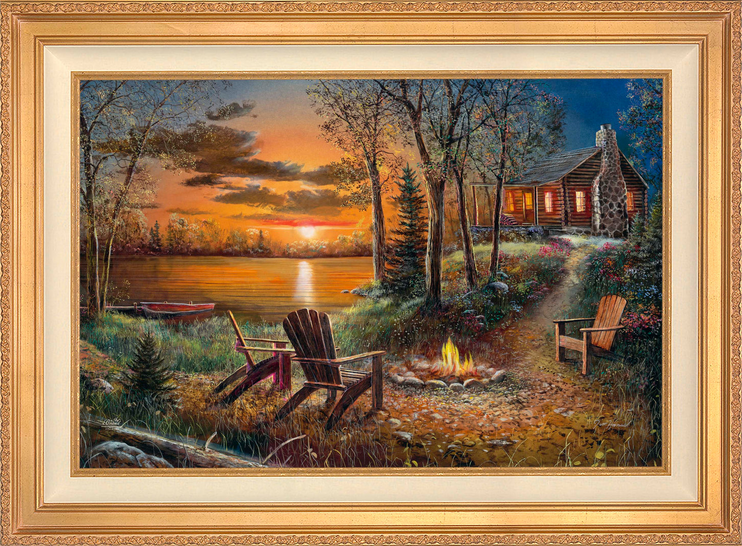 Fireside - Limited Edition Canvas