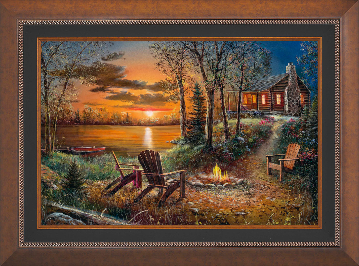 Fireside - Limited Edition Canvas