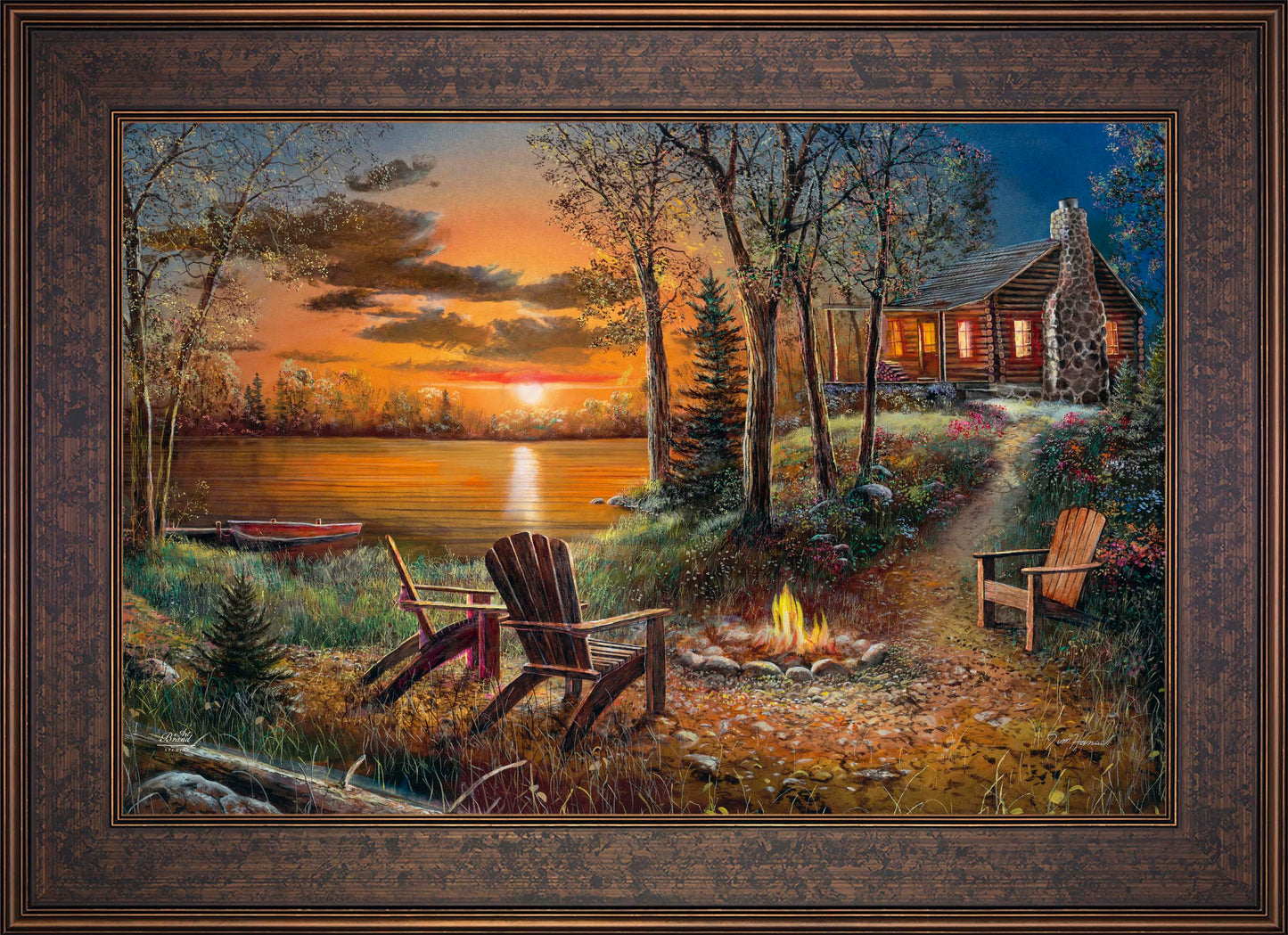 Fireside - Limited Edition Canvas