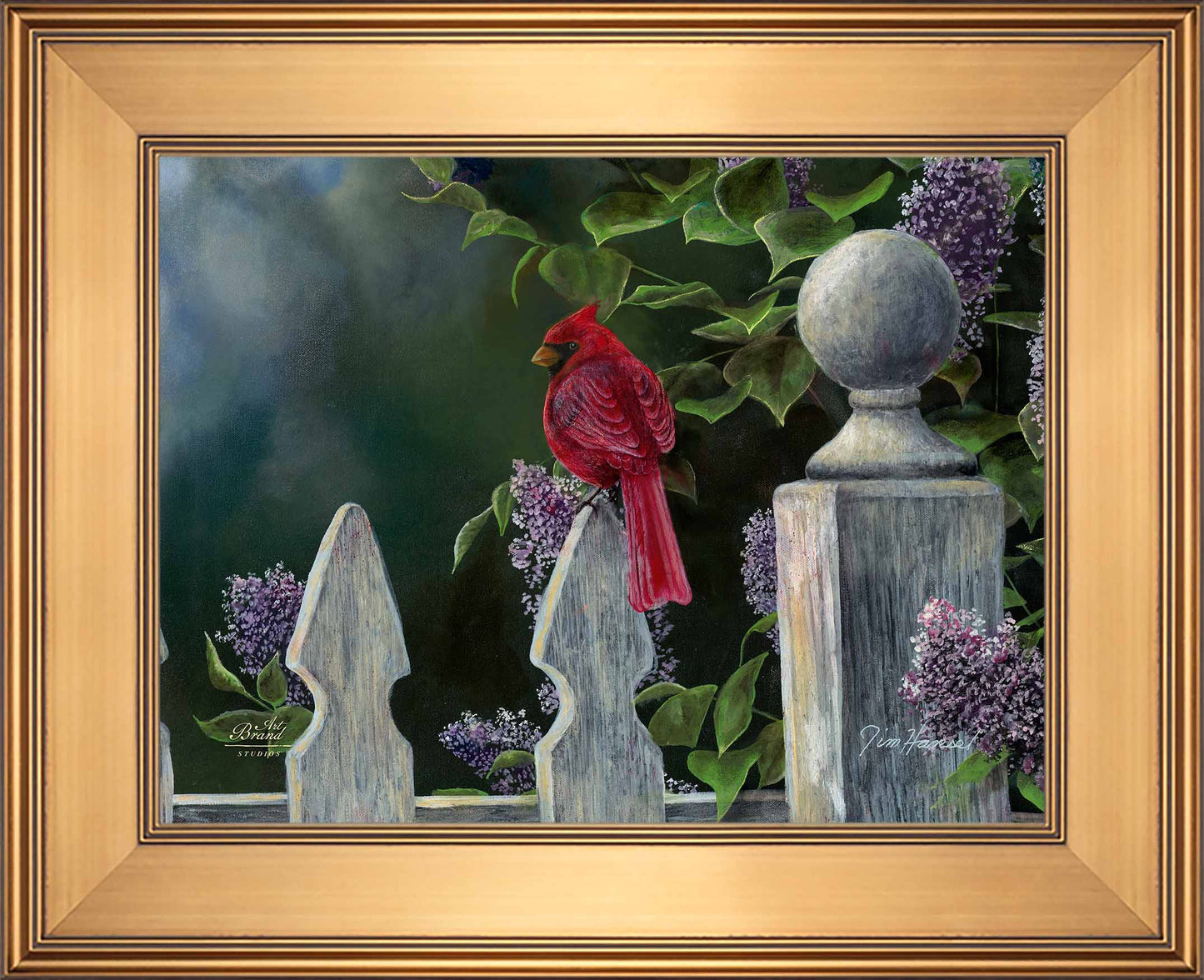 Birds Eye View-Cardinal - Limited Edition Canvas
